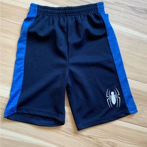 NWOT Marvel Spider-Man Blue Shorts Kids size 7